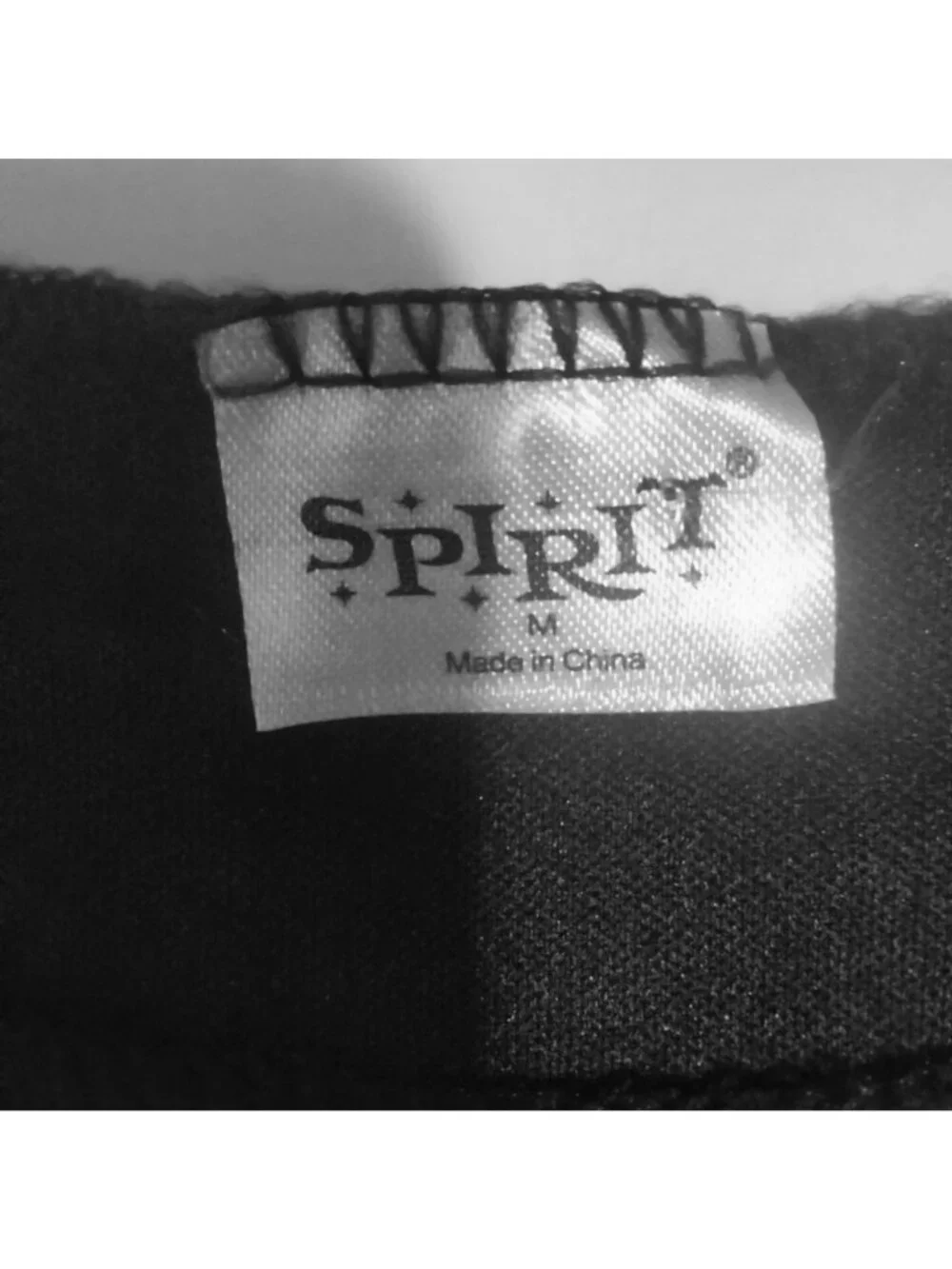 Spirit Black Long Sleeve Top M Halloween Costume Child Medium